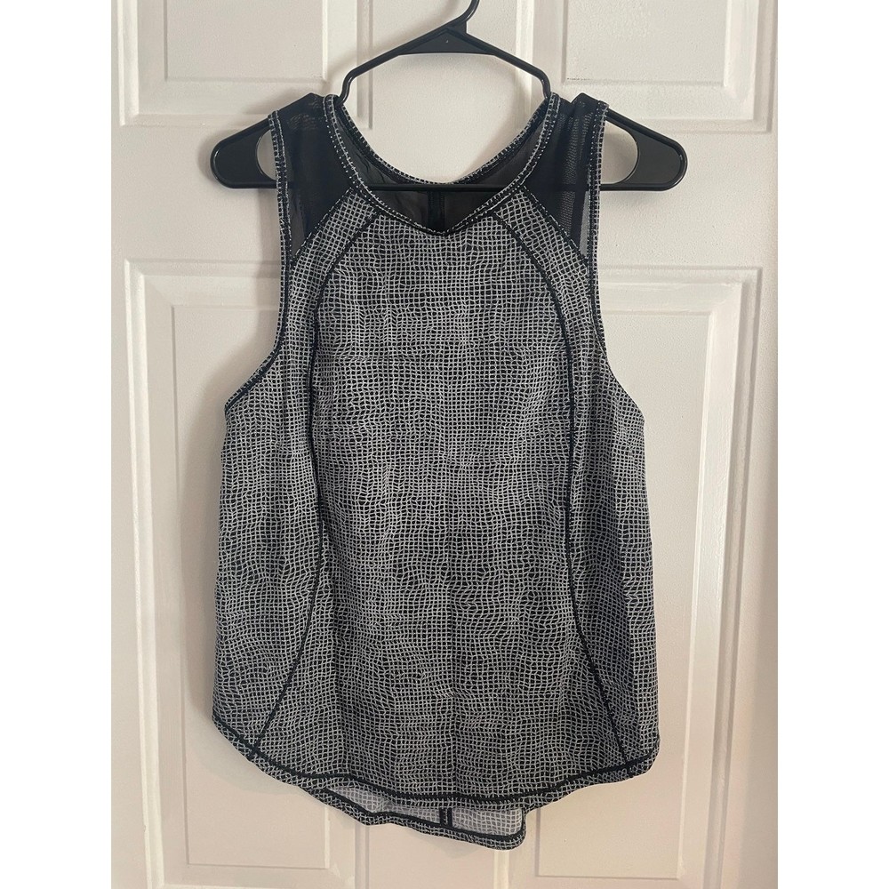 lululemon athletica Black and White Tank Top